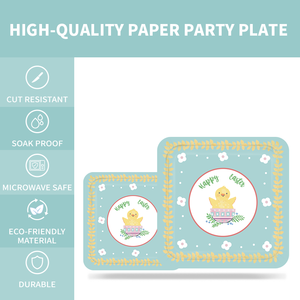Xieli El Vajilla Personalizado Del Evento <span class=keywords><strong>De</strong></span> Pascua Suministra Las Placas <span class=keywords><strong>De</strong></span> Papel Disponibles Del Partido <span class=keywords><strong>De</strong></span> La Decoración - Product Image 4