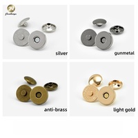 Boutons magnétiques de 18 mm d'épaisseur, aimant pour bagages, boutons à double tête, boutons invisibles, rivets en cuir