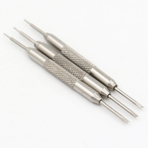 Reloj de plata banda de enlace resorte Pin Remover Kit de reparación de <span class=keywords><strong>la</strong></span> barra de herramientas de relojero de resorte de reloj Bar herramienta - Product Image 2