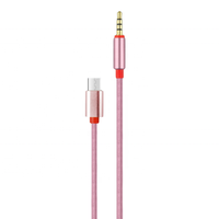 USB Typ C bis 3,5mm TRS Audio AUX-Buchsen adapter USB C-Stecker auf 3,5mm 4-poliger Kopfhörer Auto lautsprecher Stereo-Audio kabel
