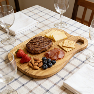 Planche de service à découper le <span class=keywords><strong>fromage</strong></span> en bois d'olivier avec trou de suspension d'angle - Product Image 2