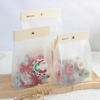 Vente en gros pas cher Sac en verre personnalisé de qualité alimentaire Cookie Biscuits Pâtisserie Cadeau de Noël Bonbons Sac de chocolat