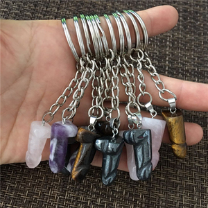 <span class=keywords><strong>Vente</strong></span> <span class=keywords><strong>en</strong></span> gros de porte-clés artisanaux sculptés à la main <span class=keywords><strong>en</strong></span> quartz rose poli, couleurs assorties, <span class=keywords><strong>en</strong></span> forme de pénis, pour la <span class=keywords><strong>vente</strong></span> - Product Image 2