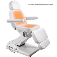 Table de massage électrique de luxe moderne à 3 moteurs avec base dorée, lit de beauté, chaise de soin cosmétique, mobilier de spa, lit pour extensions de cils