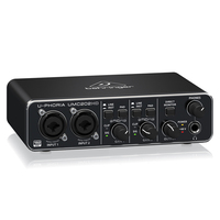 Ensemble d'enregistrement Behringer U-Phoria Studio Pro, système de sonorisation, équipement de studio musical, interface audio et microphone à condensateur