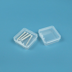 <b>Small</b> Square Transparent PP <b>Box</b> 4.5cm For Jewelry Nail Art Fishing Gear Storage Electronics Accessories - Product Image 4
