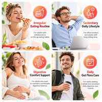 Gummies Probiotiques et Prébiotiques OEM Saveur Pêche – Complément Alimentaire Quotidien en Fibres – Marque Privée, Formule Personnalisée, Vente en Gros Usine