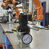 STNC Ventes Flash : Régulateur d'air équivalent AR 0-10 bars avec fonction anti-retour pour système pneumatique d'automatisation
