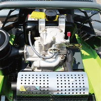 Machine à couper l'herbe diesel 24V 9,2 kW, 800 mm, télécommande, tout-terrain, pour les pentes forestières