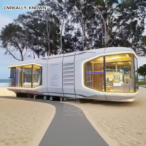 Support Customized Luxury Modular Smart Space Capsule Container Boat House Mobile Home for Sale - Product Image 1