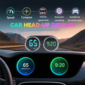 Affichage Tête Haute (HUD) <span class=keywords><strong>GPS</strong></span> Double Écran Style Sport pour Tableau <span class=keywords><strong>de</strong></span> Bord, Couleurs Riches, Commutation KMH/MPH, Compatible Pare-Brise, pour Tous Véhicules - Product Image 3