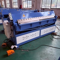 Machine à plier hydraulique pour conduits CVC, plieuse automatique de tôles pour conduits CVC