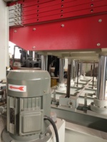 Presse à chaud hydraulique PLC à trois couches pour le travail du bois 2000*4000, équipement de laminage thermique pour panneaux moulés en contreplaqué et placages