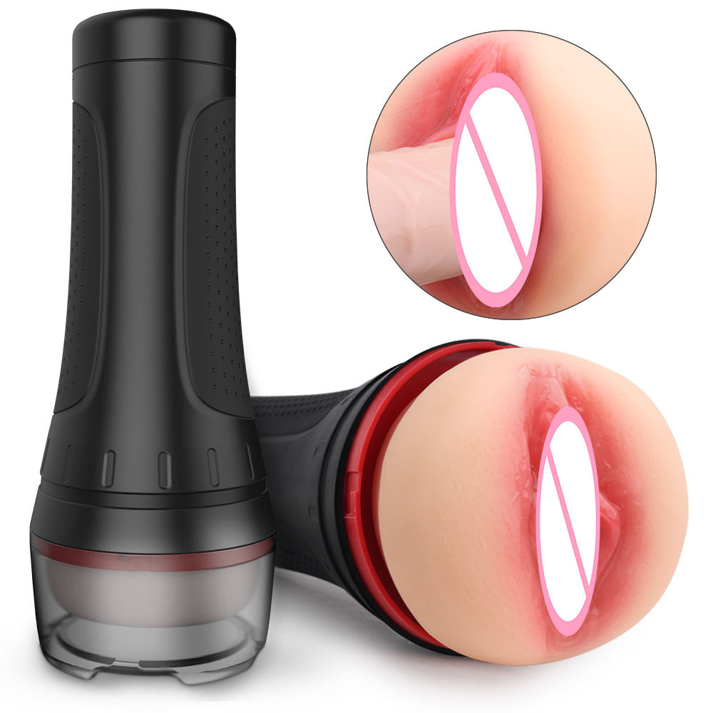 S-HANDE sexy xxx xxx xxx Artificial Vagina Male Masturbator Cup Flashlight Sex Toy for Man Masturbating
