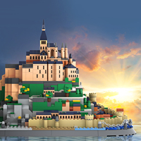 Wange 6233 Mont Saint-Michel – Blocs de construction créatifs, modèle éducatif en plastique, ensemble de jouets de construction, collection de jouets