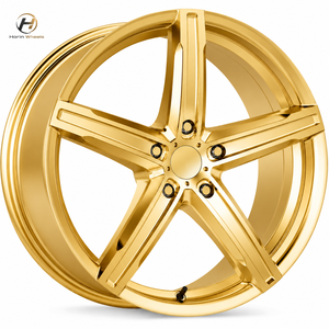 Jantes en aluminium forgé 6061-T6 polies de luxe de 18 à 24 pouces, jantes modernes à 5 branches pour Mercedes <span class=keywords><strong>BMW</strong></span> Audi Porsche Lexus - Product Image 3