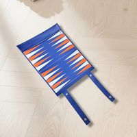Tapis de jeu d'échecs en cuir PU imprimé professionnel, imperméable, portable, pour voyage, tapis de backgammon personnalisé pour jeu de backgammon