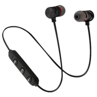 Headset Bluetooth Neckband Magnetik Langsung dari Pabrik, Earphone Olahraga In-Ear, Hadiah Custom