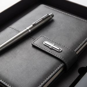 Custom Logo Luxury Corporate <b>Gift</b> Set Bulk Wholesale A5 Notebook Pen Insulated Water Bottle for Client Employee Business <b>Gifts</b> - Product Image 5