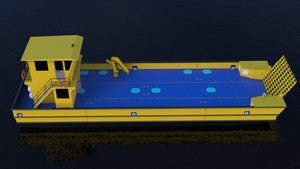 <span class=keywords><strong>Barca</strong></span> <span class=keywords><strong>da</strong></span> Lavoro Landing Craft Sea King in Alluminio 24m x 6.6m 15-20 Tonnellate a Doppio Ponte con Gru in Vendita all'Ingrosso - Product Image 2