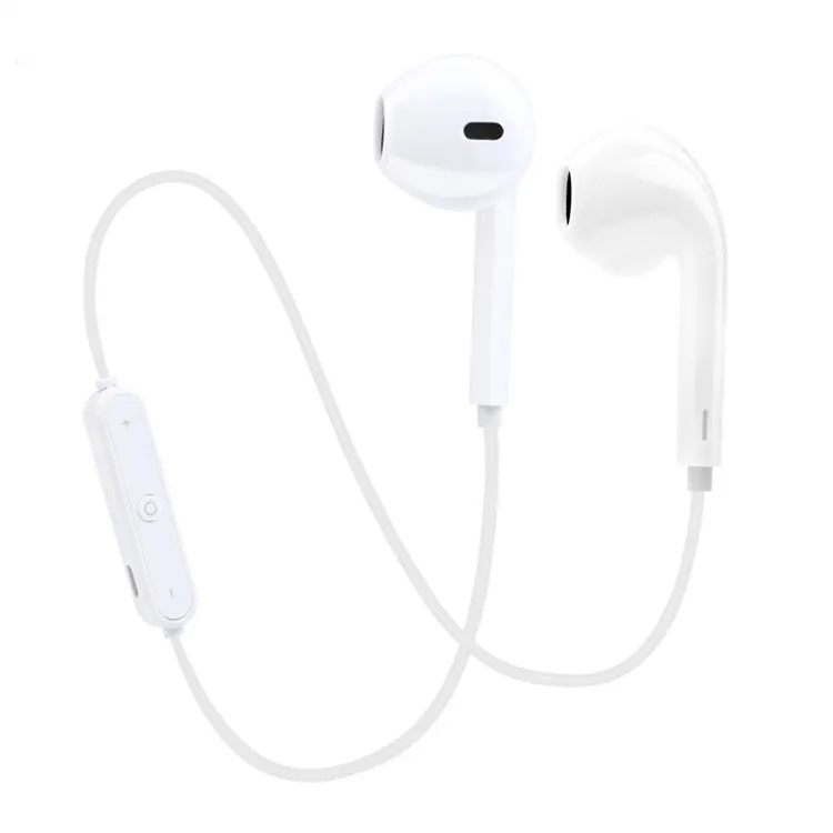 Wholesale S6 Wireless Earphone headset in ear handsfree headphone for boy girls men and women