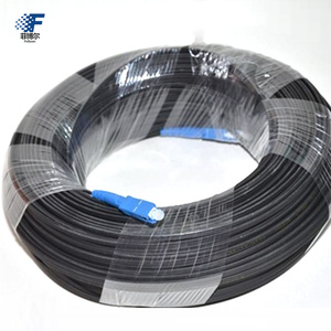 Kabel Ftth Dropcore <span class=keywords><strong>Precon</strong></span> 1 Core 3 Steel SC UPC Fibra Optik Simplex Modo único 1 Core 100M Atau 50m Cable de fibra óptica CN;GUA - Product Image 1