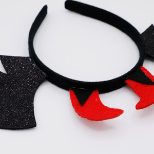 Fascia per capelli Halloween con cartone animato piccolo <span class=keywords><strong>diavolo</strong></span> <span class=keywords><strong>accessori</strong></span> transfrontalieri alla moda per feste e festival per bambini - Product Image 2
