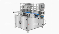 Trancheuse automatique de pain grillé ensacheuse de baguettes de pain Trancheuse compacte en forme d'éventail Machine à emballer d'étanchéité Lineess de production