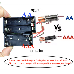 AAA-Batteriehalter mit Anschlüssen für <span class=keywords><strong>2</strong></span>/<span class=keywords><strong>3</strong></span>/4 Batterien, 2xAAA 3xAAA 4xAAA 1,5V, Schwarzer Kunststoffbehälter - Product Image 2