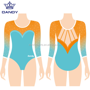 Venta al por mayor baile rítmico sin mangas de chicas jóvenes <span class=keywords><strong>en</strong></span> gimnasia leotardos - Product Image 6