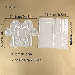 Molde de Silicona Hecho a Mano Kingnoo, Estilo Ins, para Hacer Adornos Decorativos y Herramientas para Pasteles, Molde de Yeso para Resina - Product Image 4