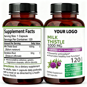 Estratto di Cardo Mariano Selvatico 1000mg Equivalente, 80% Silimarina |   Supporto per la Salute del Fegato e la Disintossicazione |   Integratore Erboristico Vegano Non-OGM - Product Image 3