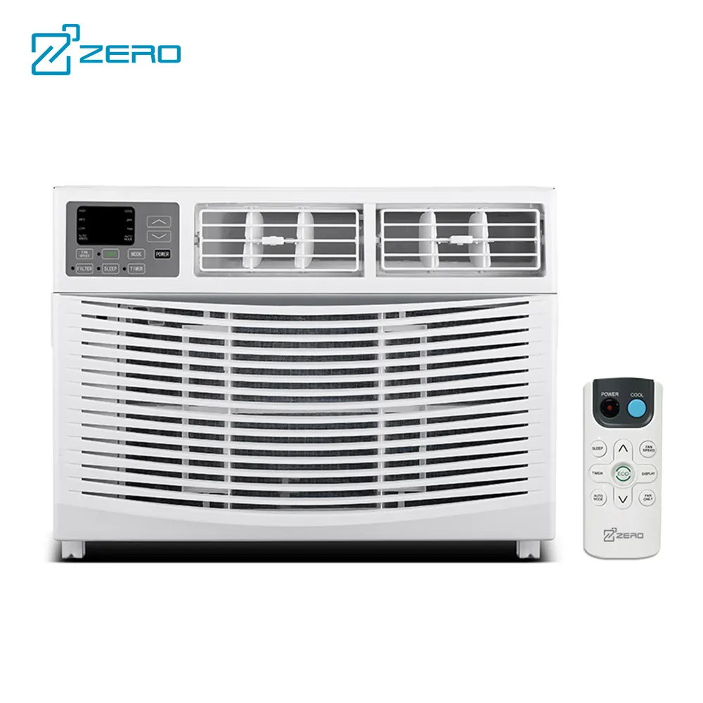 ZEROブランドR325000BTU-24000BTU 110V/ 220V 50/60Hzリモート/メカニカルタイプホワイト4方向空気方向ウィンドウエアコン