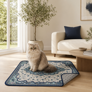Fancie Persian Pattern Washable Eco-Friendly TPU Waterproof Non Slip Absorbent Pet Mat <strong>Rug</strong> Style Dog Training Pad OEM Wholesale - Product Image 2