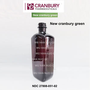 Botella de plástico de jarabe para tos con arco ámbar para mascotas de 16oz y 473ml con tapa Crc de escritura roja para marcas Wockhardt Tris Akorn Hi-tech Pai Par - Product Image 6