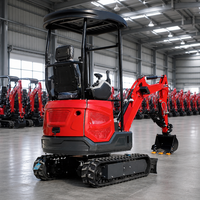 Hanhui Promotion : Mini-excavatrice sur chenilles de 1,8 tonne, fabriquée en Chine