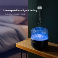 Diffuseur d'arômes en forme de méduse, nouveau style, humidificateur électrique à huile essentielle, anneau de brume, éclairage LED sept couleurs, pour bureau