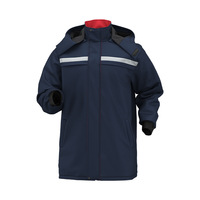 Parka Larga Acolchada de Poliéster Tejido para Invierno, con Capucha y Cierre de Cremallera, Diseño Cálido y Resistente al Frío
