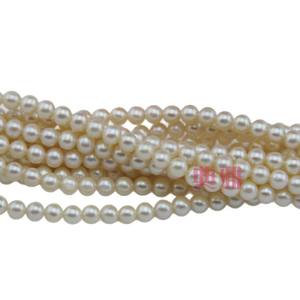 Perles d'eau douce rondes de qualité AAAAA, 5,5-6 mm, non nucléaires, sans défaut, semi-finies, collier de perles - Perles en vrac - Product Image 5