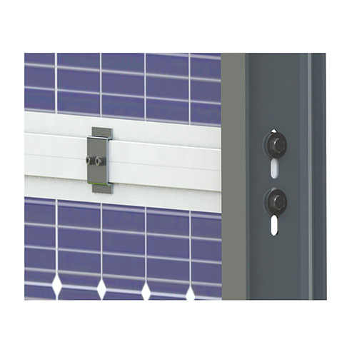 Solar Farm Panel Structure System Stand Steel or Al6005-T5 Bifacial Vertical Solar Panel Fence