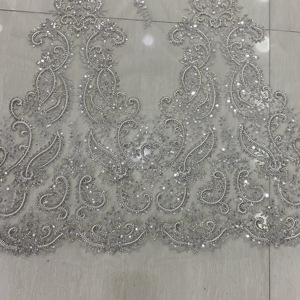 Tissu en dentelle Wuku 2027, motifs de fils, nouveau matériau - Product Image 4