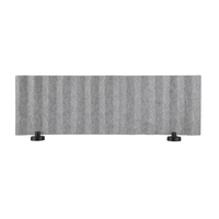 Nouveaux panneaux de séparation acoustiques modernes gris pour bureau, cloison mobile en feutre PET pour cuisine, école, bureau sain