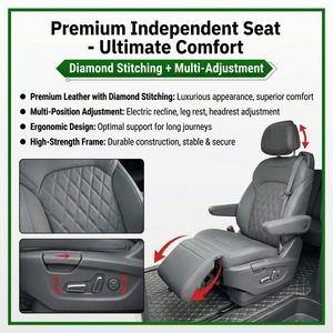 Kit de Modificación de Asientos Personalizados para <span class=keywords><strong>Autocaravanas</strong></span> y Monovolúmenes, Sistema de Rotación de Asientos Independiente, Ajuste Eléctrico, Soporte OEM y ODM - Product Image 1