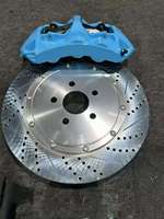 Kit Kaliper Rem EPB 6 Piston Depan 4 Piston Belakang Berbahan Aluminium Berkualitas Tinggi untuk Peningkatan Performa Tesla Model S/X Plaid