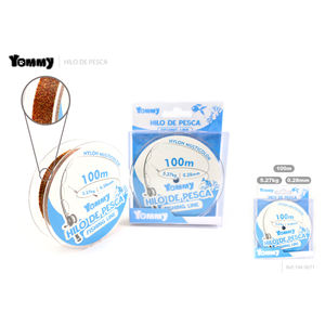 Línea de Pesca Yommy 100m 8.90kg 0.40mm Nylon Multicolor Hilo de Pesca - Product Image 4