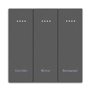 Interrupteur intelligent professionnel à 3 voies pour variateur de lumière — Contrôle mural via l'application Tuya et commande vocale - Product Image 2