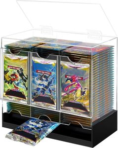 Dispensador de Sobres de Cartas Acrílico de 3 Ranuras con Logotipo Personalizado para Exhibición en Tiendas de Cartas - Product Image 1