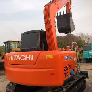 Máy xúc đào bánh xích mini Hitachi ZX70 đã qua sử dụng, hệ thống bánh xích ổn định, khả năng bám đất mạnh mẽ, các model: ZX17, ZX30U, EX60, ZX55, ZX60, ZX70, ZX75UR - Product Image 1