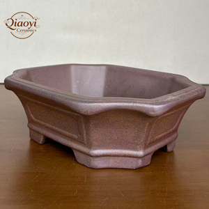 Pots à fleurs rectangulaires populaires en argile violette, cuits au four, écologiques, <span class=keywords><strong>design</strong></span> <span class=keywords><strong>contemporain</strong></span>, style rétro simple, pour <span class=keywords><strong>jardin</strong></span> Yixing - Product Image 3