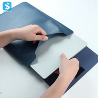 Housse de protection en cuir PU souple pour Macbook Air Pro 13.3 14 15.6 pouces, sacoche pour ordinateur portable et tablette, étui pour Xiaomi DELL